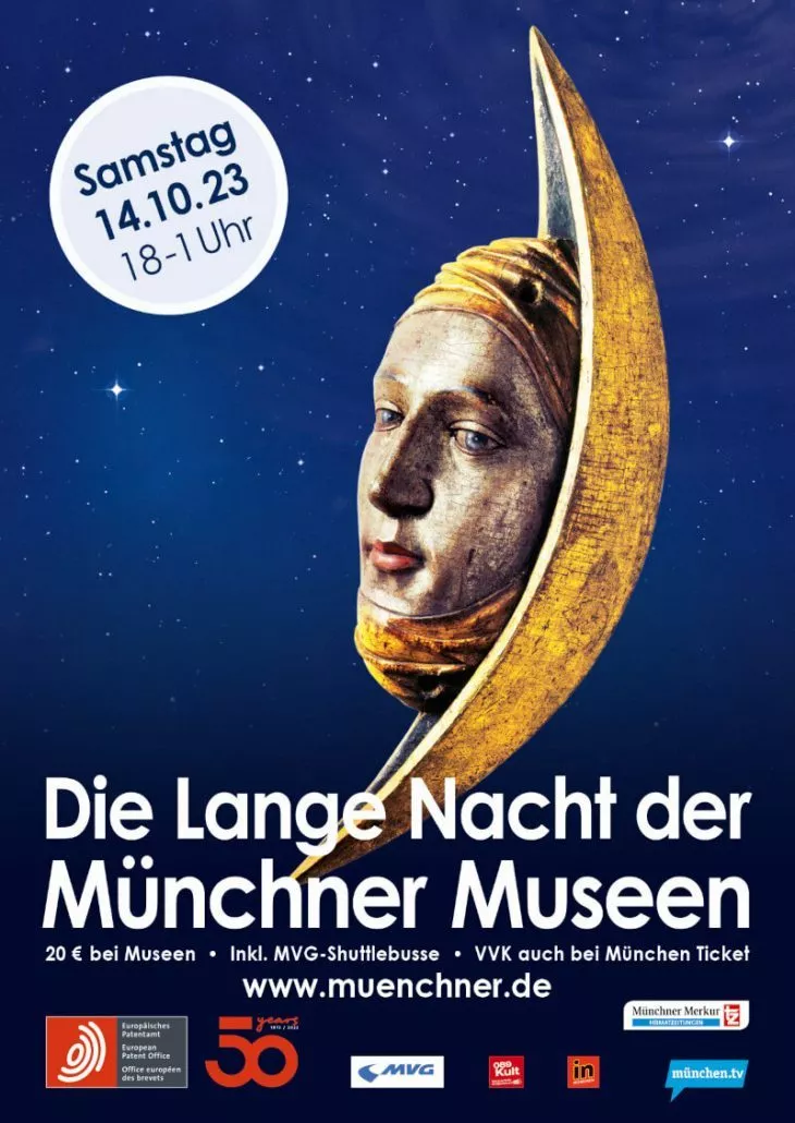 Plakat Die Lange Nacht der Münchner Museen