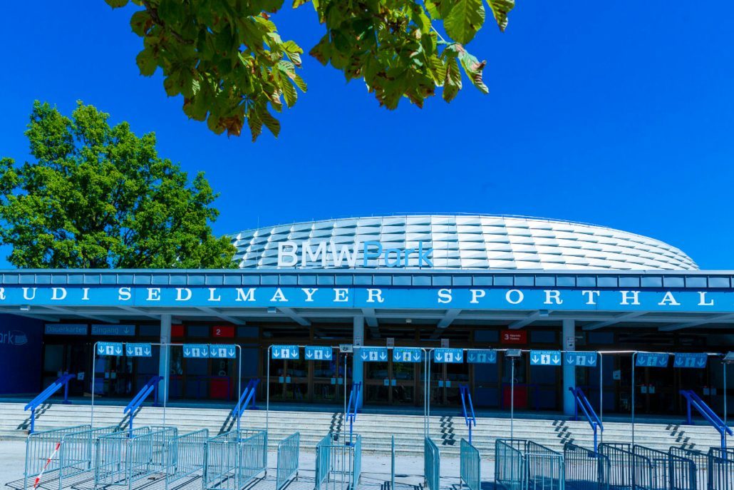 230908 BMW Park-60_FCBB Aussenansicht des BMW Park - Spielort des FC Bayern Basketball München