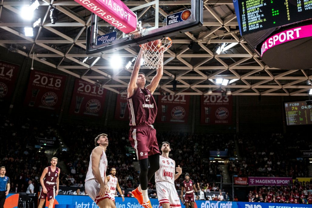 The FC Bayern Basketball during a game