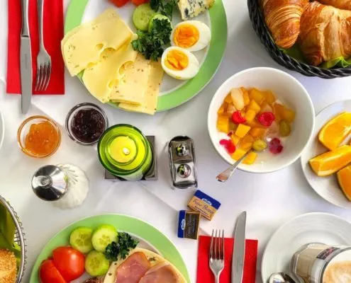 Breakfast in Munich City Centre Hotel right at the Central Station.